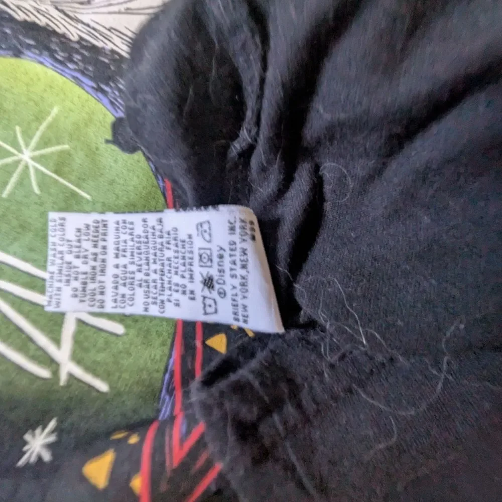 Vtg Nightmare Before Christmas Jack Skellington T-Shirt M Single Stitch Disney - Picture 9 of 9